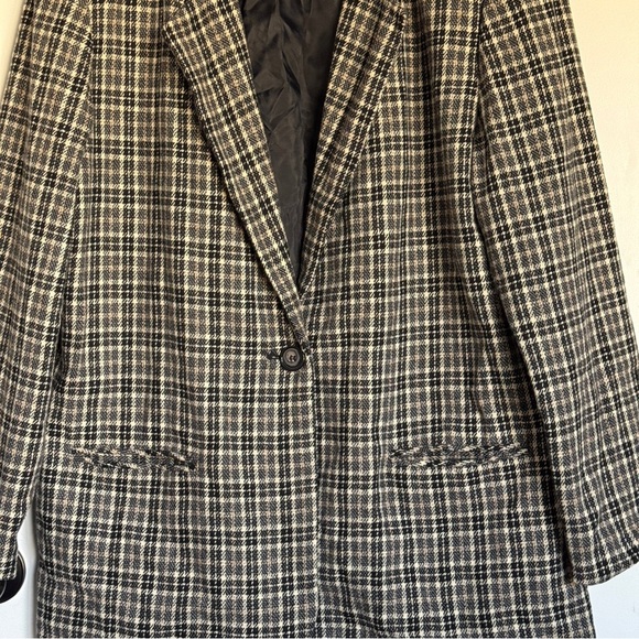 Sag Harbor Woman Brown Plaid Blazer Size 18 - Picture 3 of 8